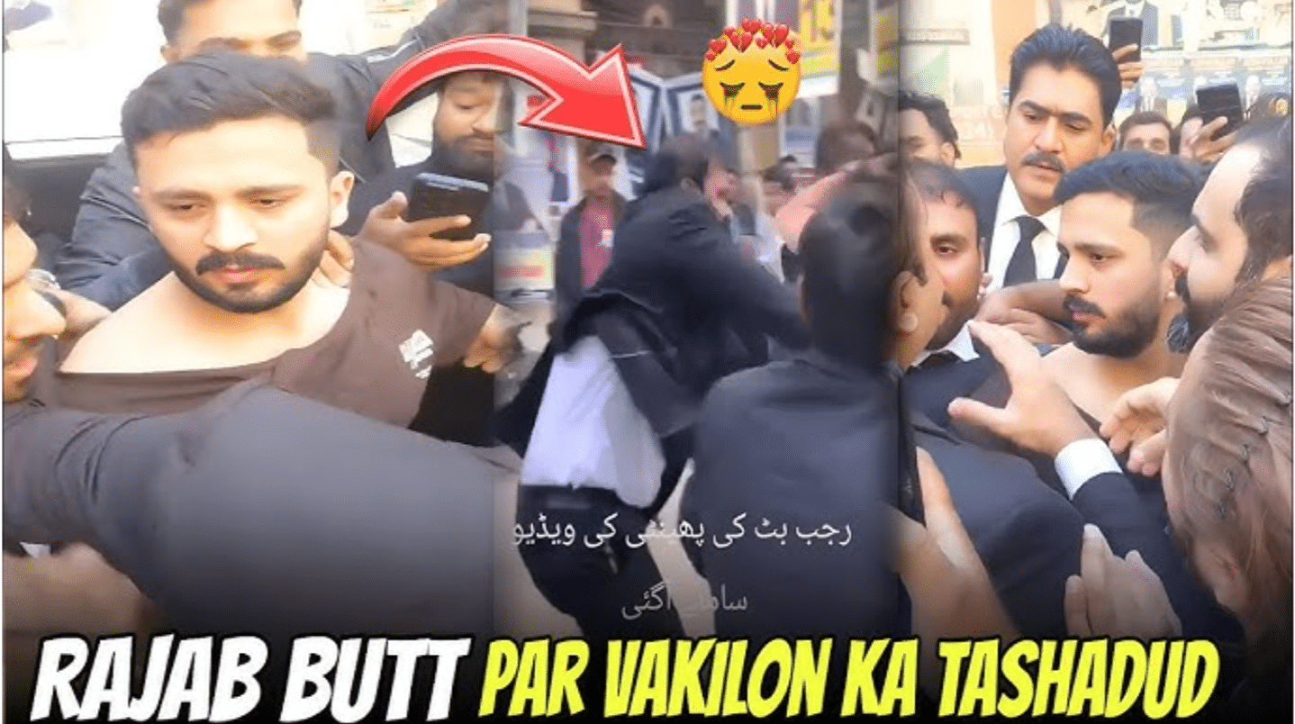 Rajab Butt fight at Karachi City Court causing a viral courtroom incident