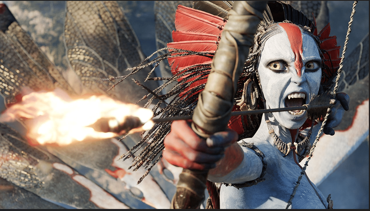 “Avatar Fire and Ash movie poster with Jake Sully and Neytiri on Pandora.”