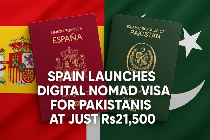 Pakistan to Spain travel process guide 2026